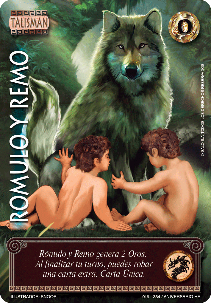 Romulo y remo Full art