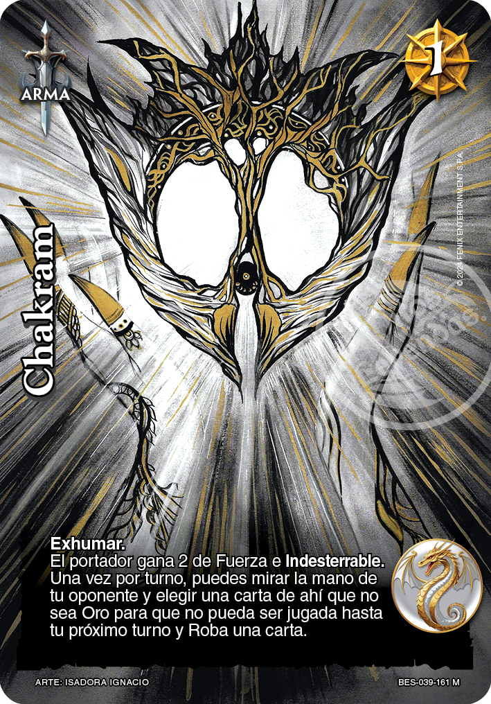 Chakram arte alternativo mega real
