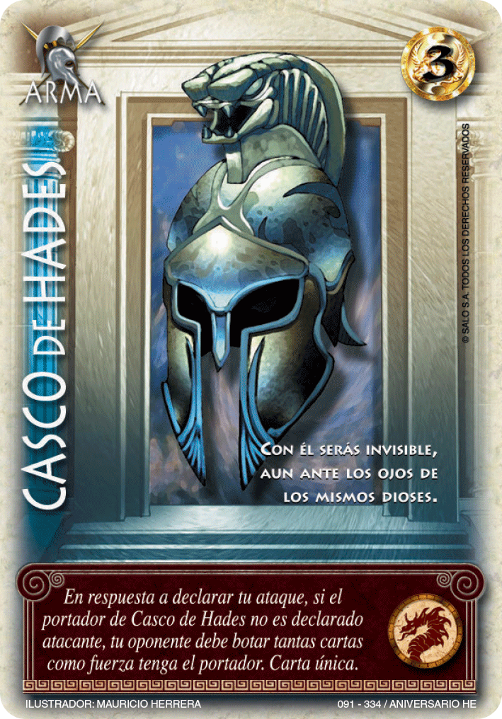 Casco de hades
