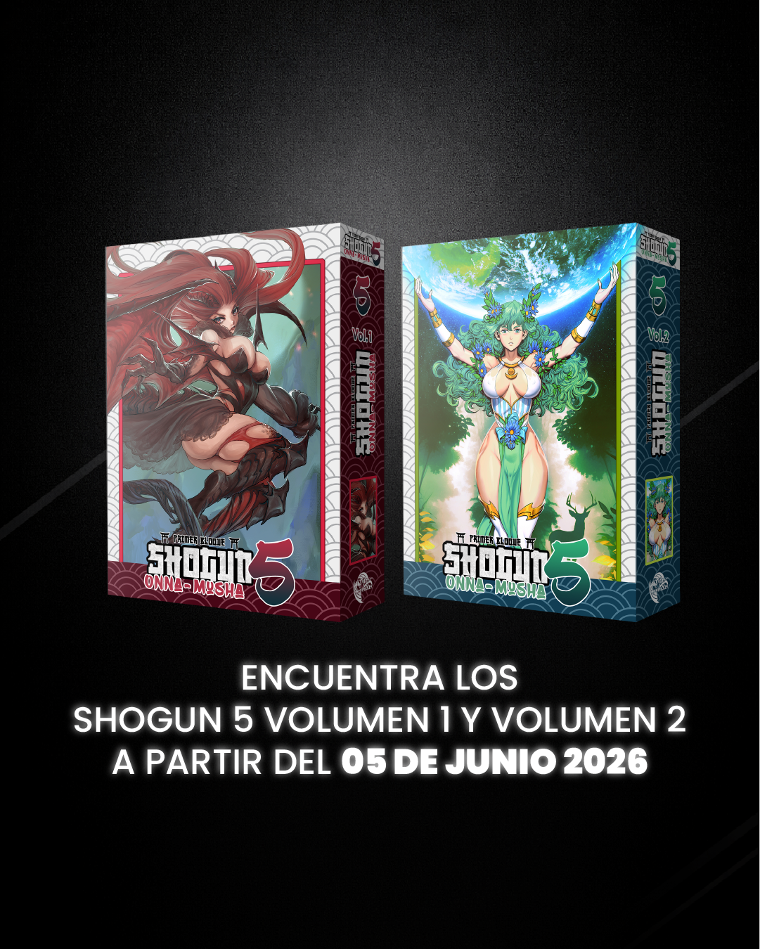 [PREVENTA] 3 Shogun 5 Onna Musha Volumen 2 - Primer Bloque + 3 BUY A BOX