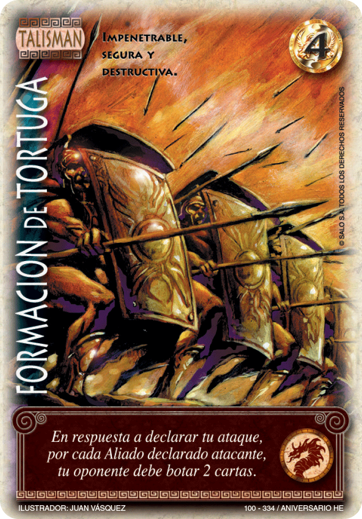 Formacion de tortuga