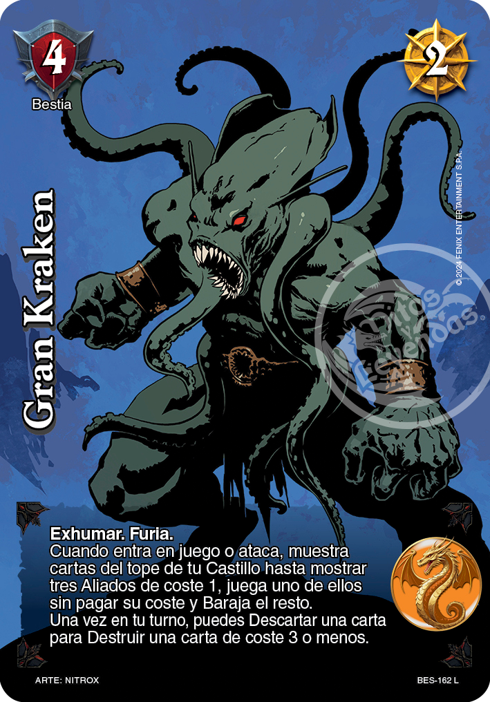 Gran Kraken legendaria