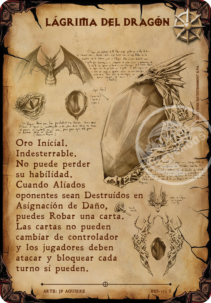 Lágrima del Dragón secreta