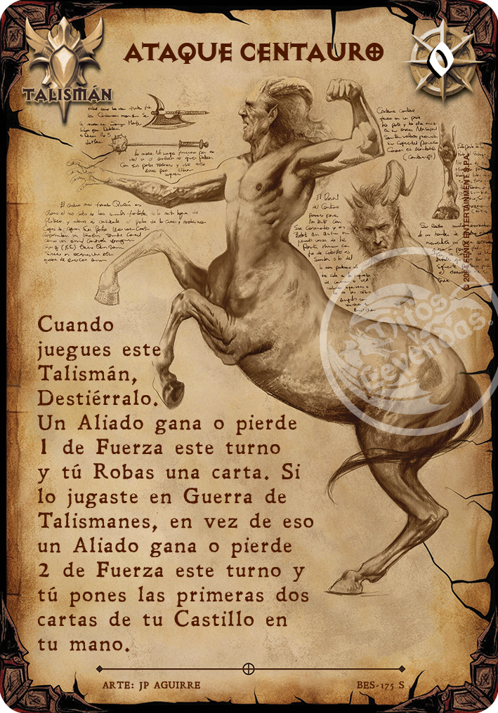 Ataque Centauro secreta