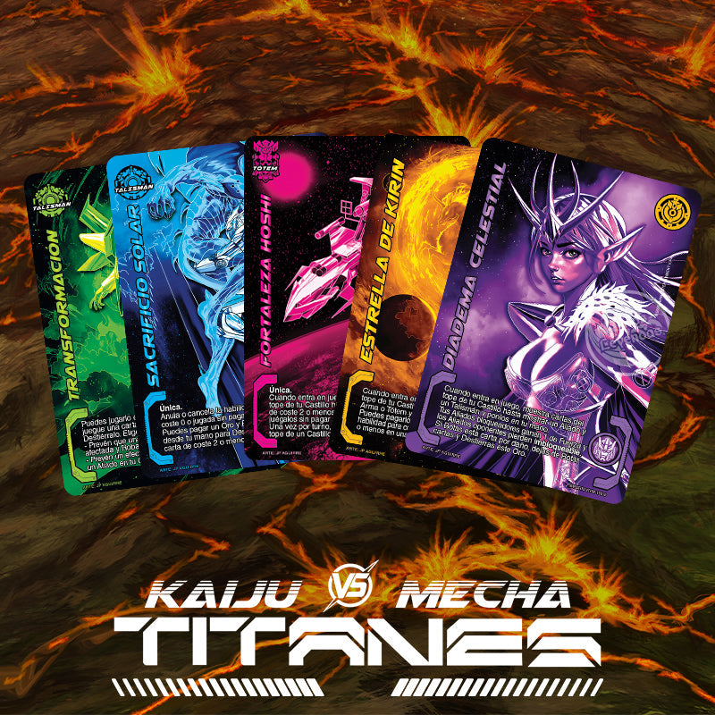 3 Kit Batalla Kaiju vs Mecha: Titanes - Furia Estelar + Bomba eléctrica