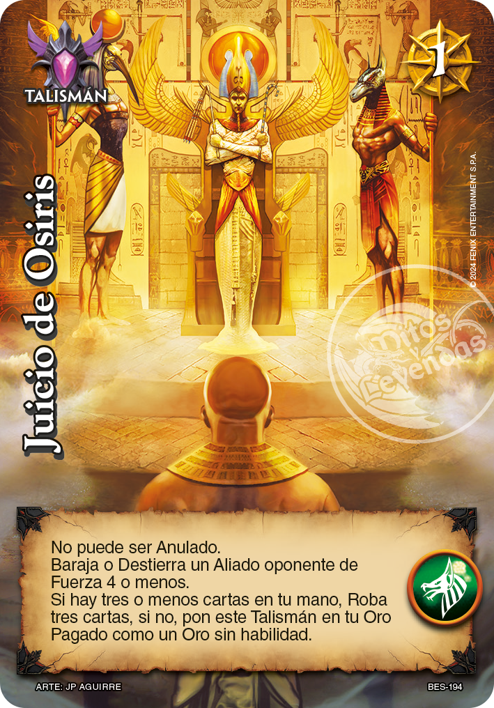 Juicio de Osiris promo