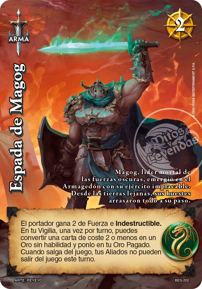 Espada de Magog promo