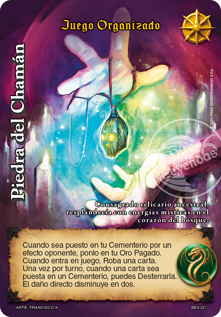 Piedra del Chamán Juego Organizado promo