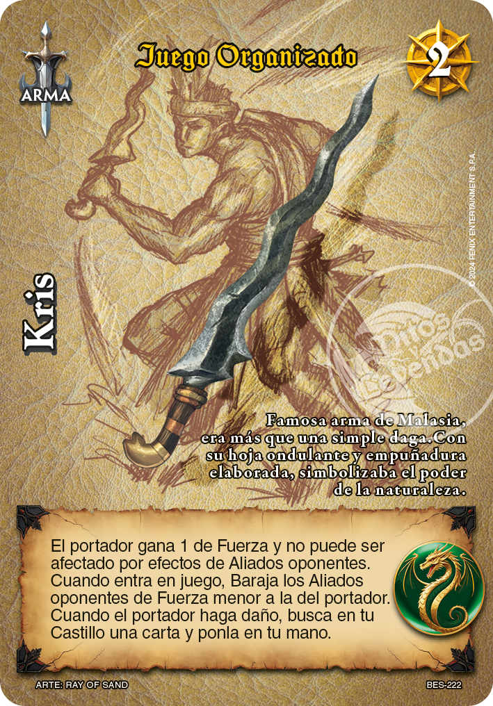 Kris Juego Organizado promo