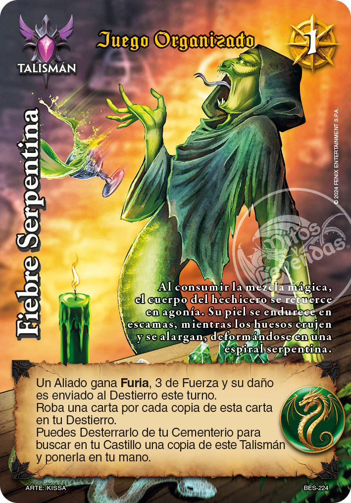 Fiebre Serpentina Juego Organizado promo