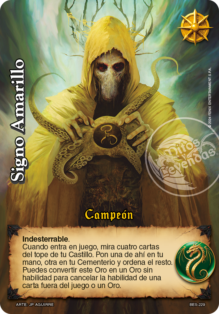 Signo Amarillo Campeón promo