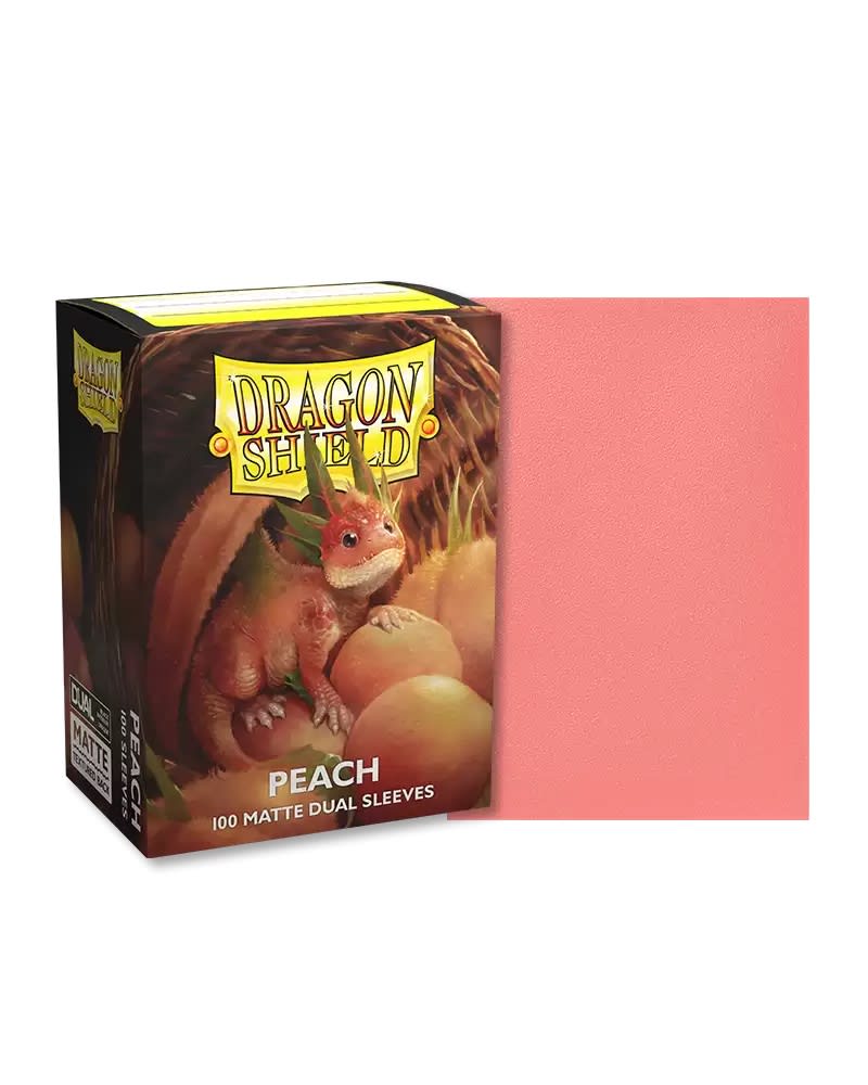 PROTECTOR DRAGON SHIELD DUAL MATTE STANDARD - PEACH