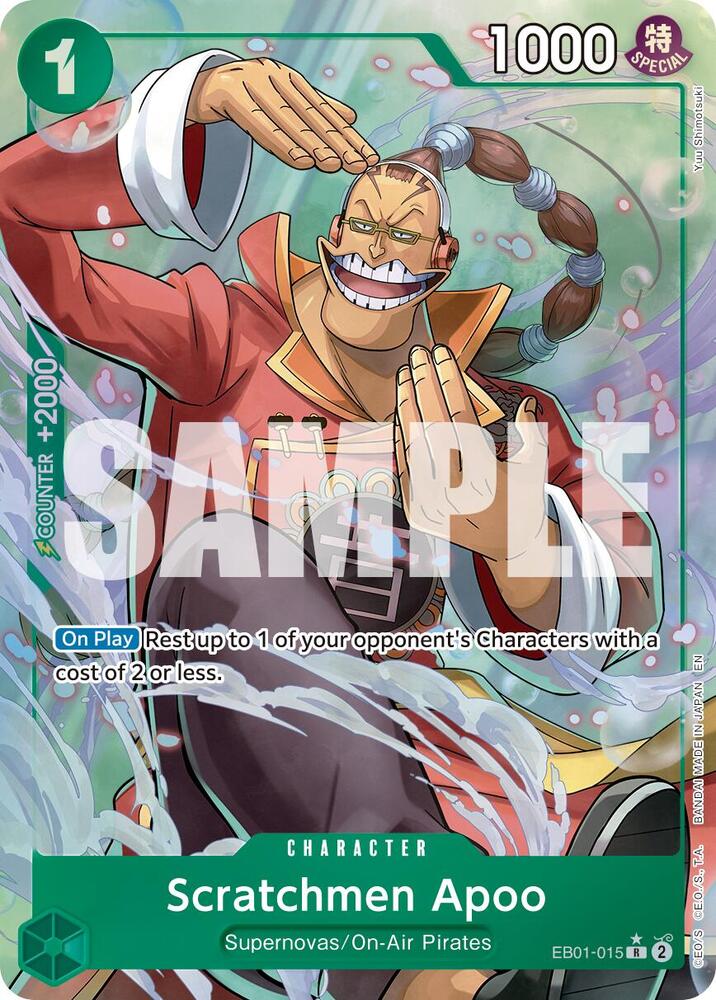 Scratchmen Apoo - EB01-015 (Alternate Art) – AO Geek Store