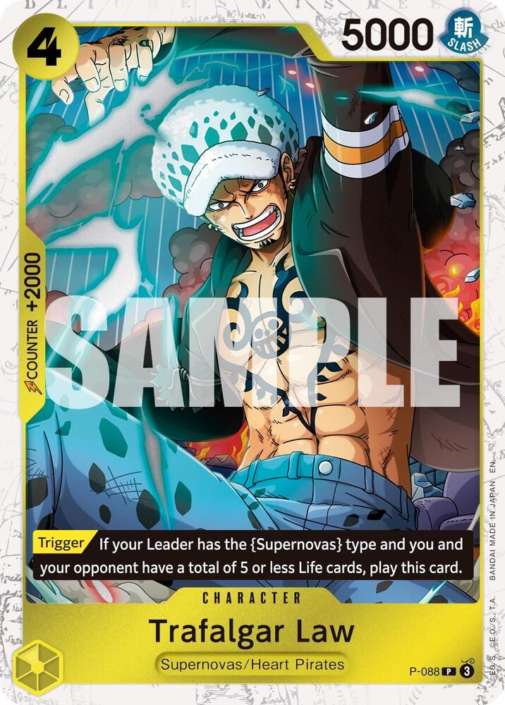 Trafalgar Law -  P-088 (Pirate Foil)