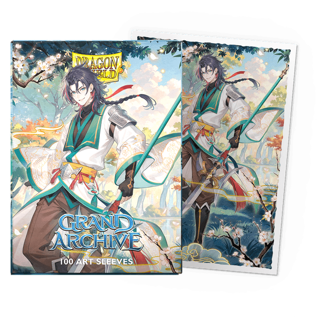 Grand Archive - Jin, Fate Defiant - Fundas Con Arte Mate - Tamaño Estándar