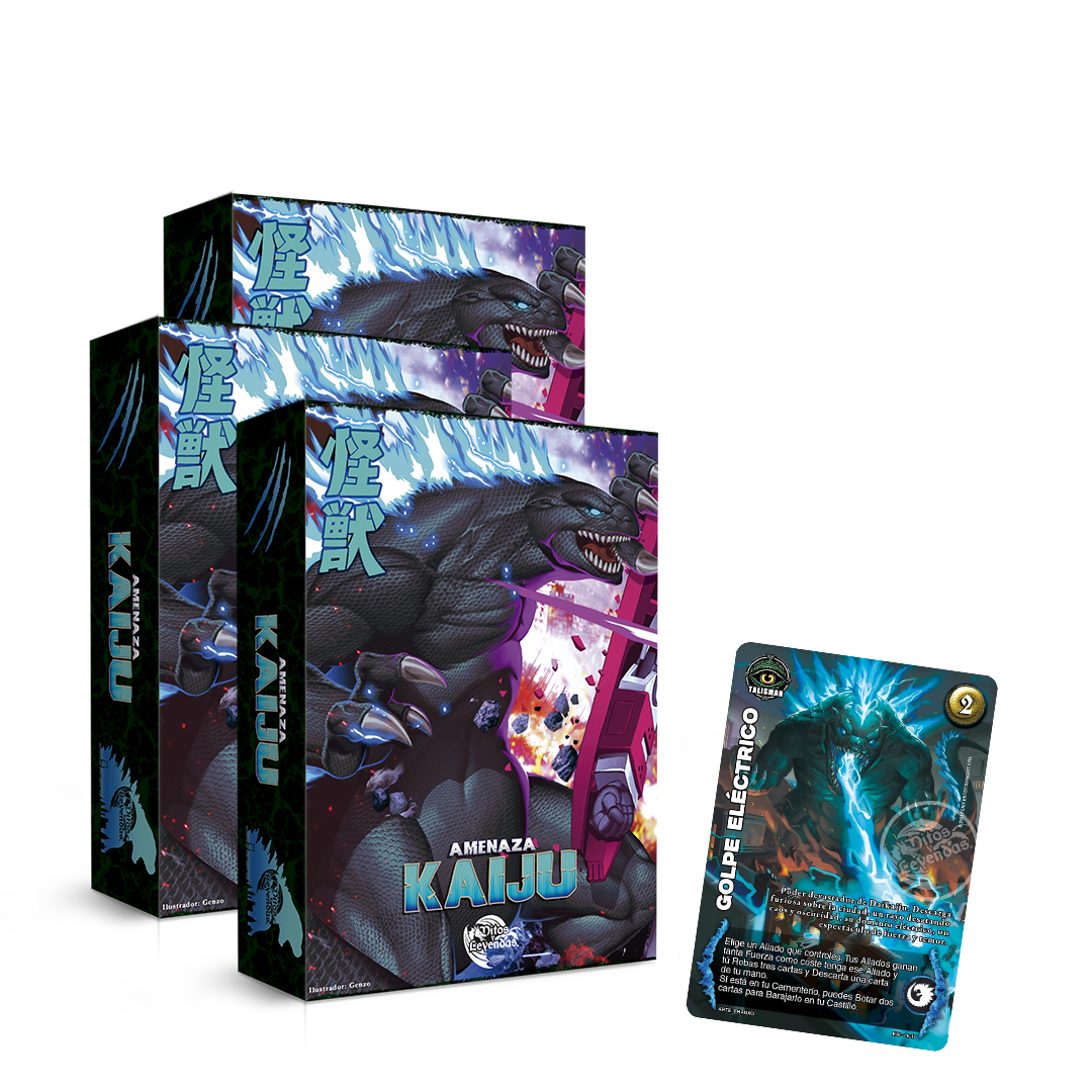 3 X AMENAZA KAIJU