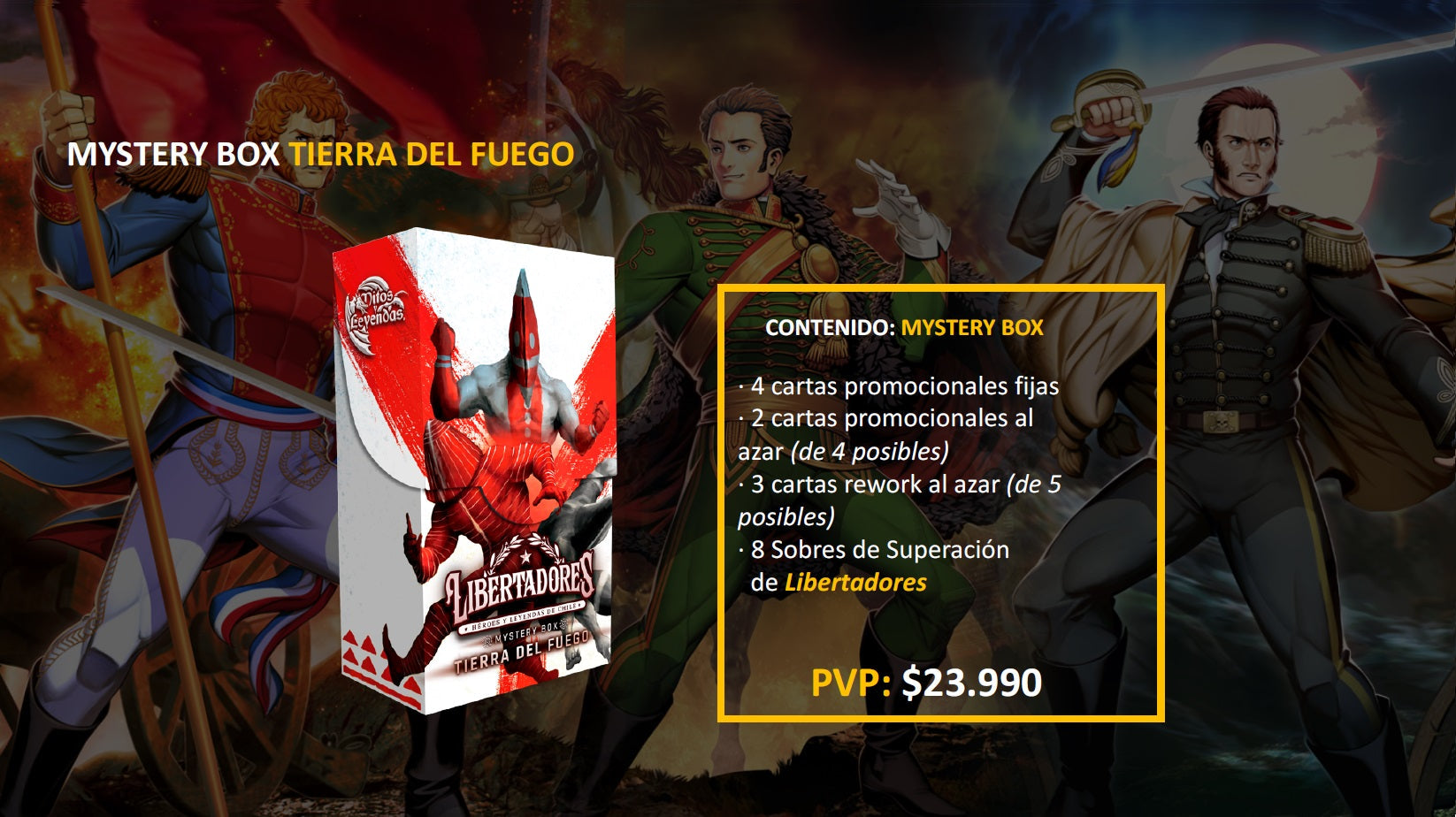 3 Mystery Box - Tierra del Fuego + Pintura Sagrada