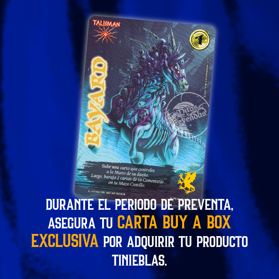 [PREVENTA] Producto Especial Halloween - Tinieblas + 1 BUY A BOX