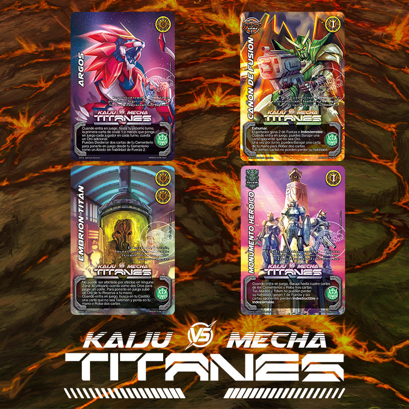 3 Kit Batalla Kaiju vs Mecha: Titanes - Furia Estelar + Bomba eléctrica