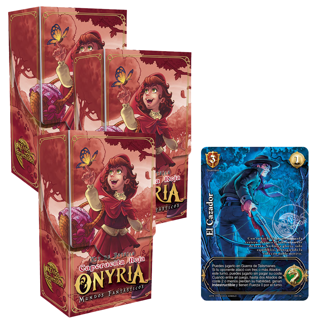 3 Kit de Batalla Onyria - Caperucita Rojas