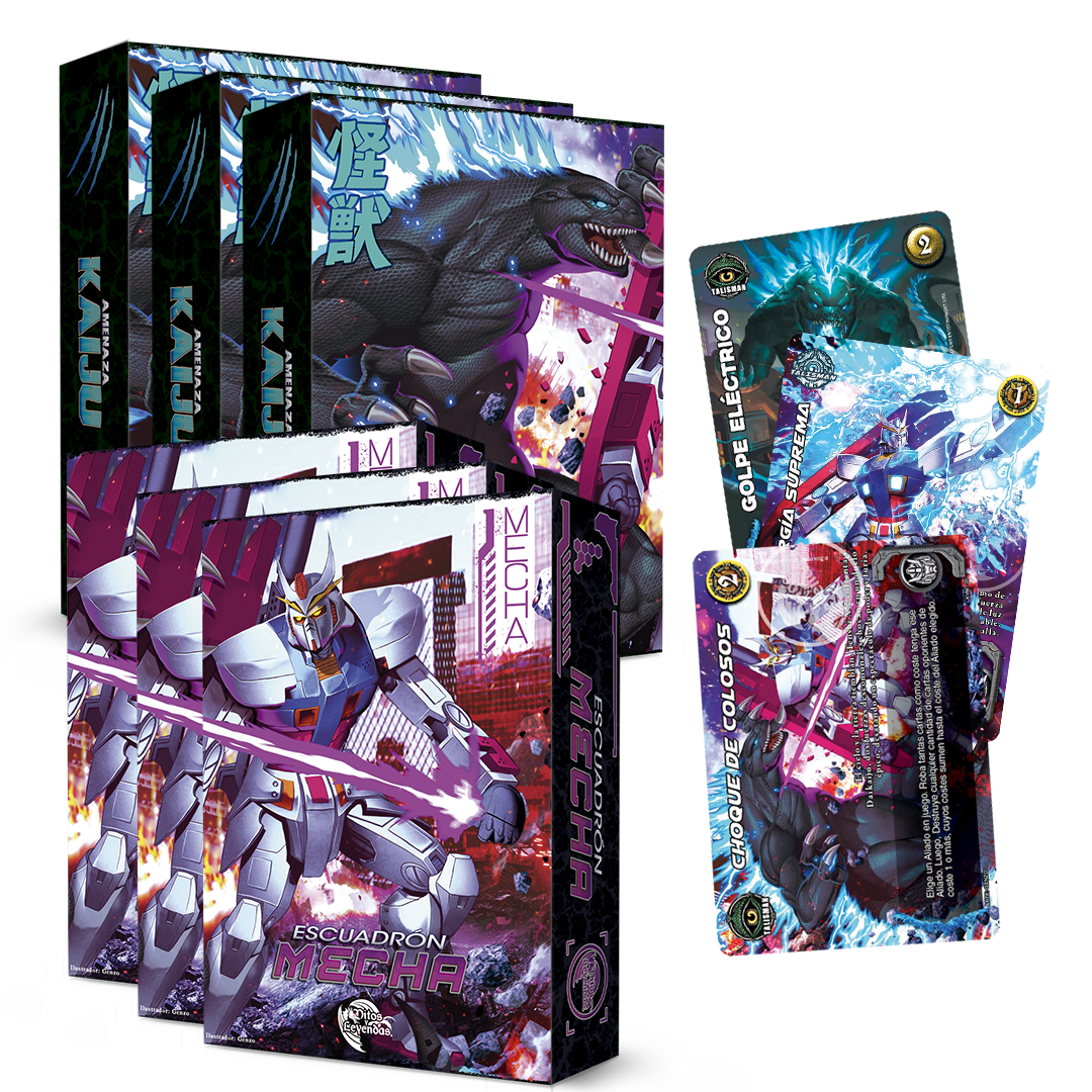 X6 (3-3) AMENAZA KAIJU + ESCUADRÓN MECHA