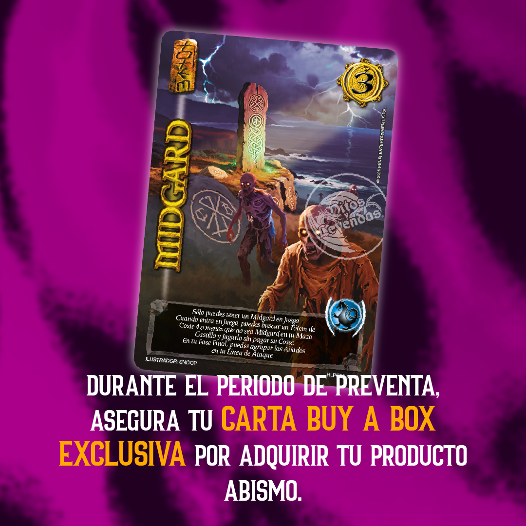 [PREVENTA] 3 Producto Especial Halloween - Abismo + 3 BUY A BOX