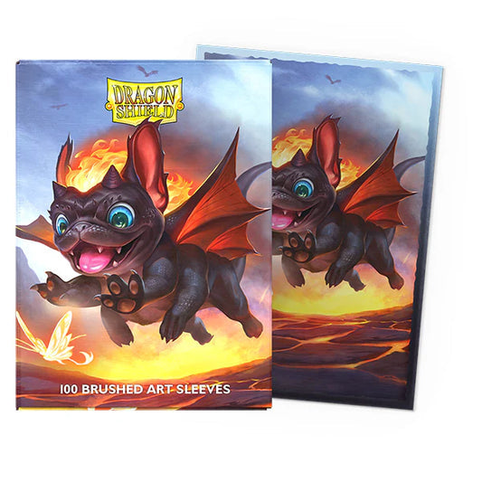 DRAGON SHIELD SLEEVES: STANDARD - ART BRUSHED 'WUFDRAGON' (100 CT.)