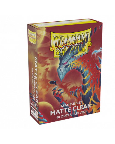 Dragon Shield: Japanese Matte Outer Sleeves – Clear Cosmere