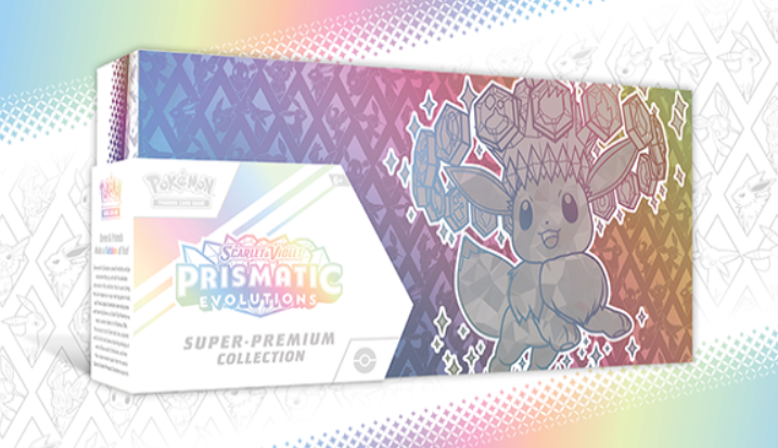 [PREVENTA ESPAÑOL] Pokémon TCG: Scarlet & Violet—Prismatic Evolutions Super-Premium Collection