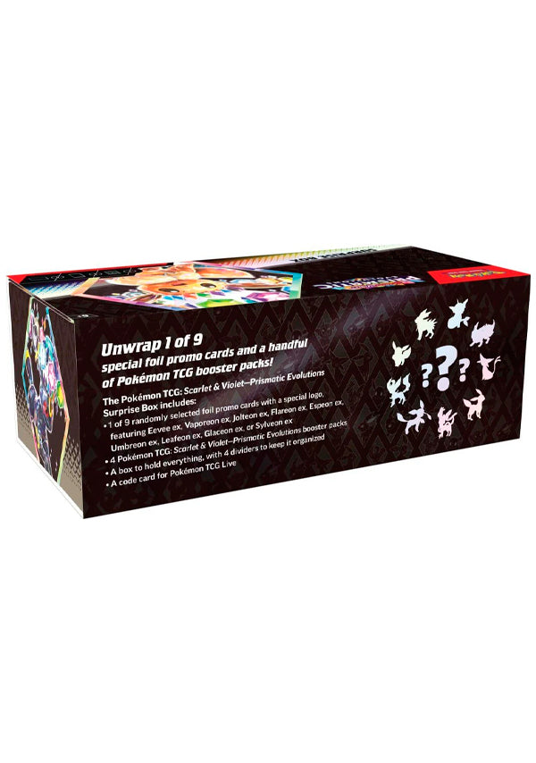 Pokémon TCG – Prismatic Evolutions surprise storage box (inglés)