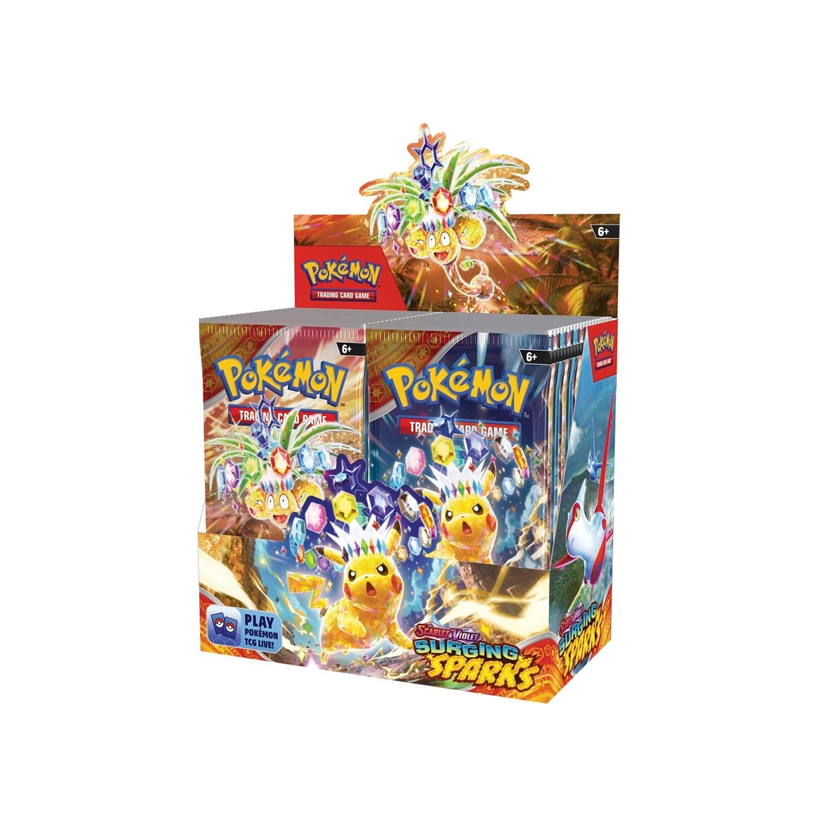 Pokemon: Scarlet & Violet 08 Surging Sparks- Booster Display (inglés)
