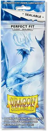 Dragon Shield Sleeves: Perfect Fit Sealable- Clear (100 ct.)