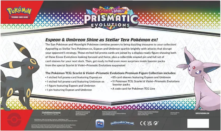 Pokémon TCG: Scarlet & Violet: Prismatic Evolutions - Premium Figure Collection
