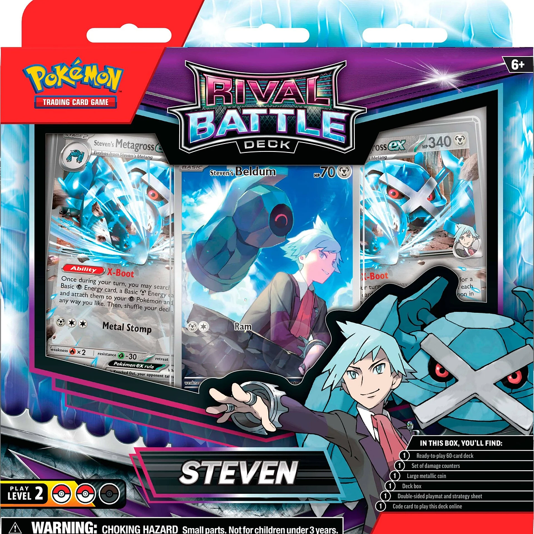 POKEMON TCG RIVAL BATTLE DECK - STEVEN - [ESPAÑOL]