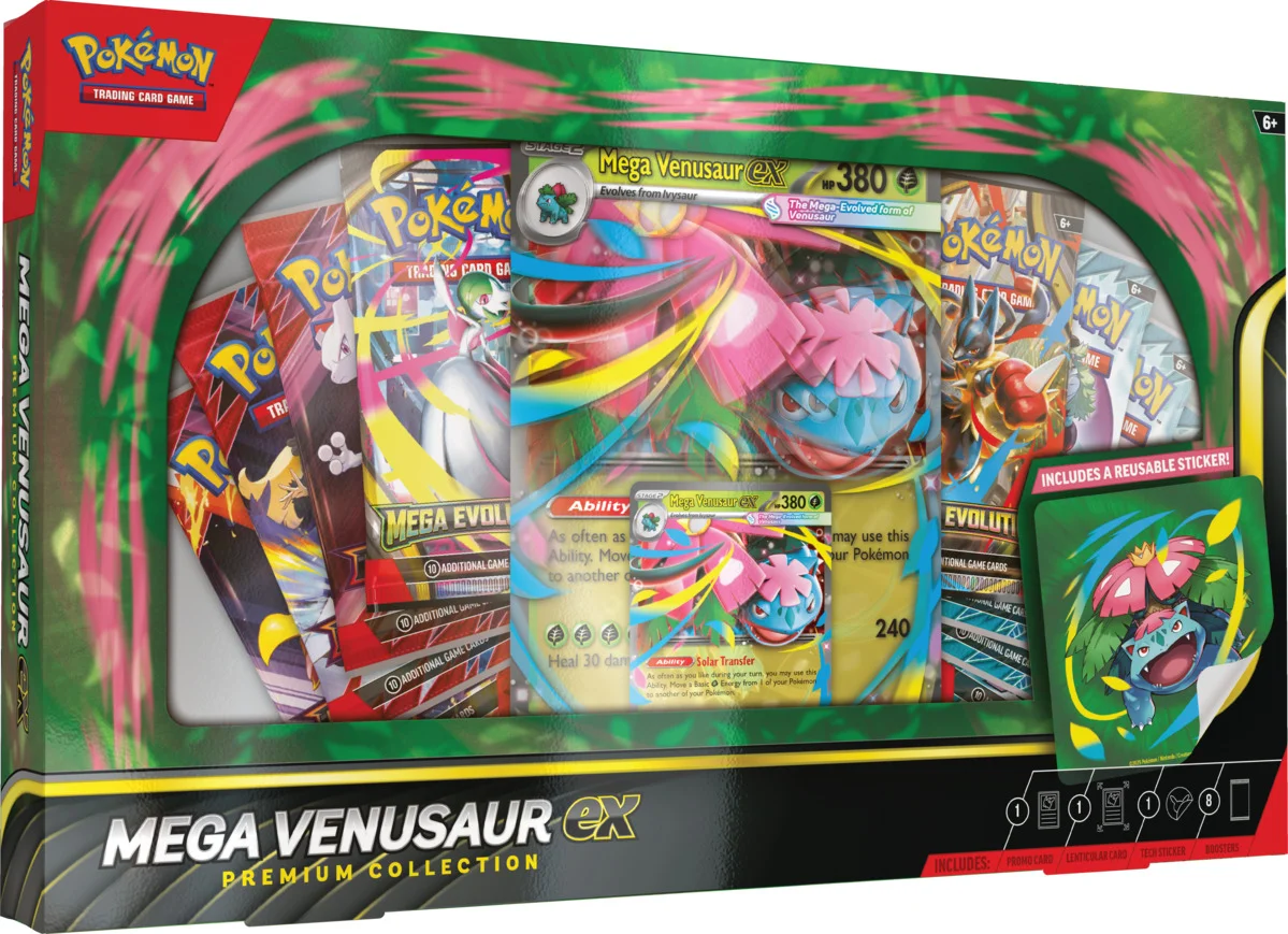 Pokémon TCG Mega Venusaur ex Premium Collection Ingles
