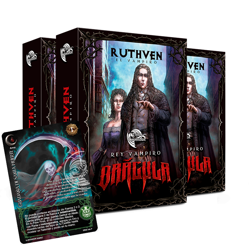 [PREVENTA] 3 Producto Especial: Ruthven el Vampiro + Guadaña de Santa Muerte