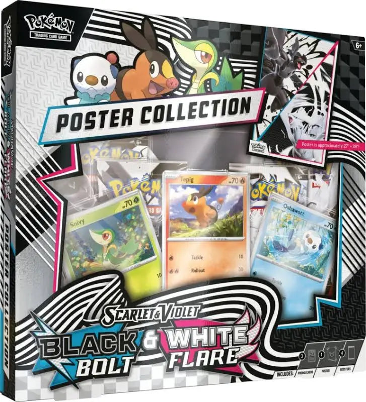 (INGLÉS) POKEMON TCG - Scarlet & Violet – Black Bolt & White Flare – Poster Collection