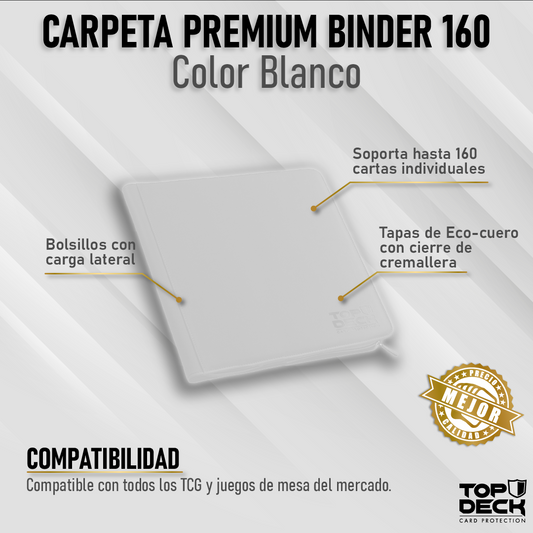 Carpeta Premium | TOPDECK 160 color Blanco