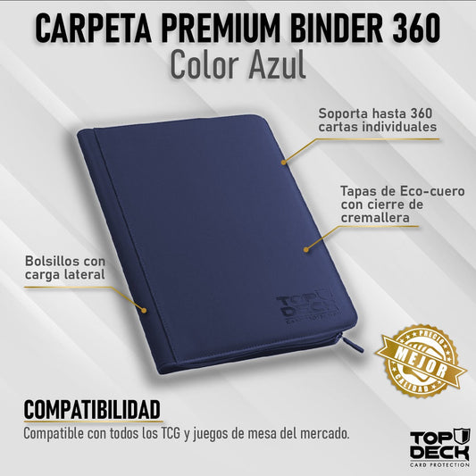 Carpeta Premium | TOPDECK 360 color Azul