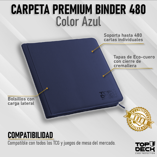 Carpeta Premium | TOPDECK 480 color Azul