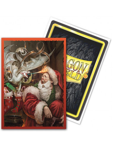 Dragon Shield Sleeves:
Standard- Matte 'Christmas Dragon 2021' Art,
Limited Edition