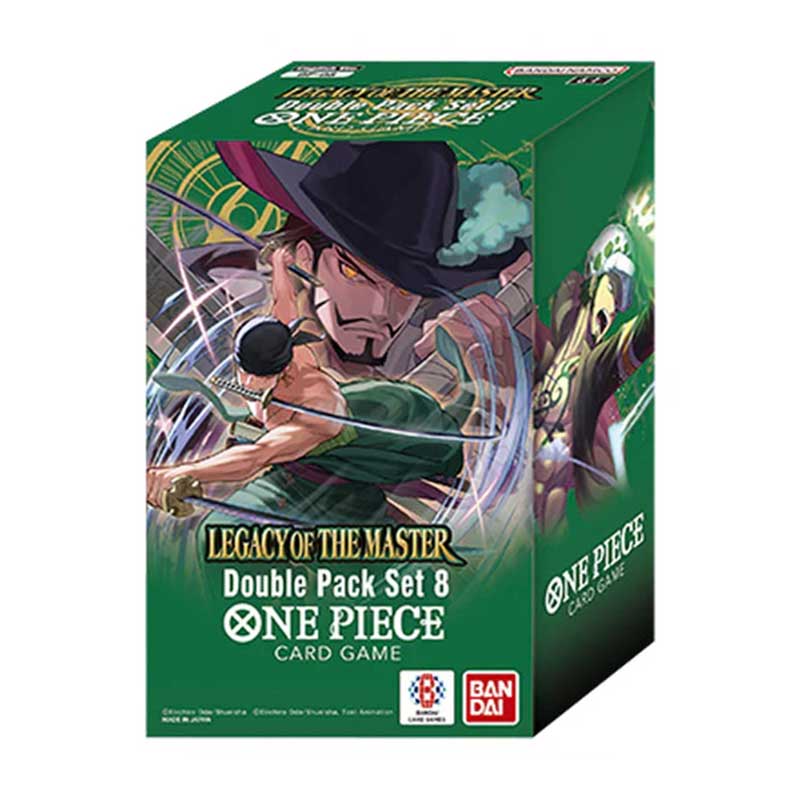 Double Pack One Piece Card Game: (DP08) Vol.8 Legacy of The Master