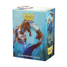 DRAGON SHIELD STANDARD SIZE BRUSHED ART SLEEVES - THE CINDERFIN (100 SLEEVES)