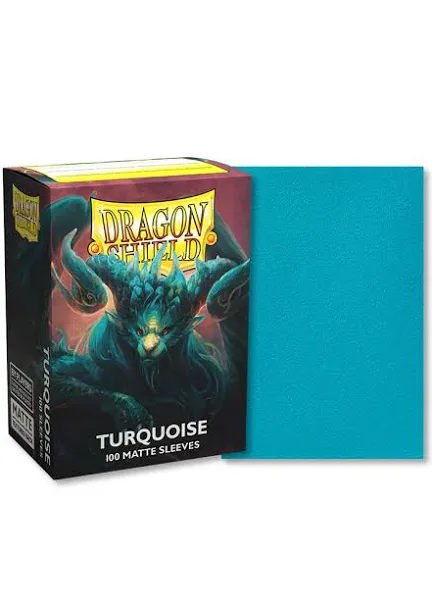 PROTECTORES DRAGON SHIELD STANDARD MATTE TURQUOISE