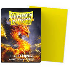 DRAGON SHIELD SLEEVES - 100 STANDARD - DUAL LIGHTNING MATTE