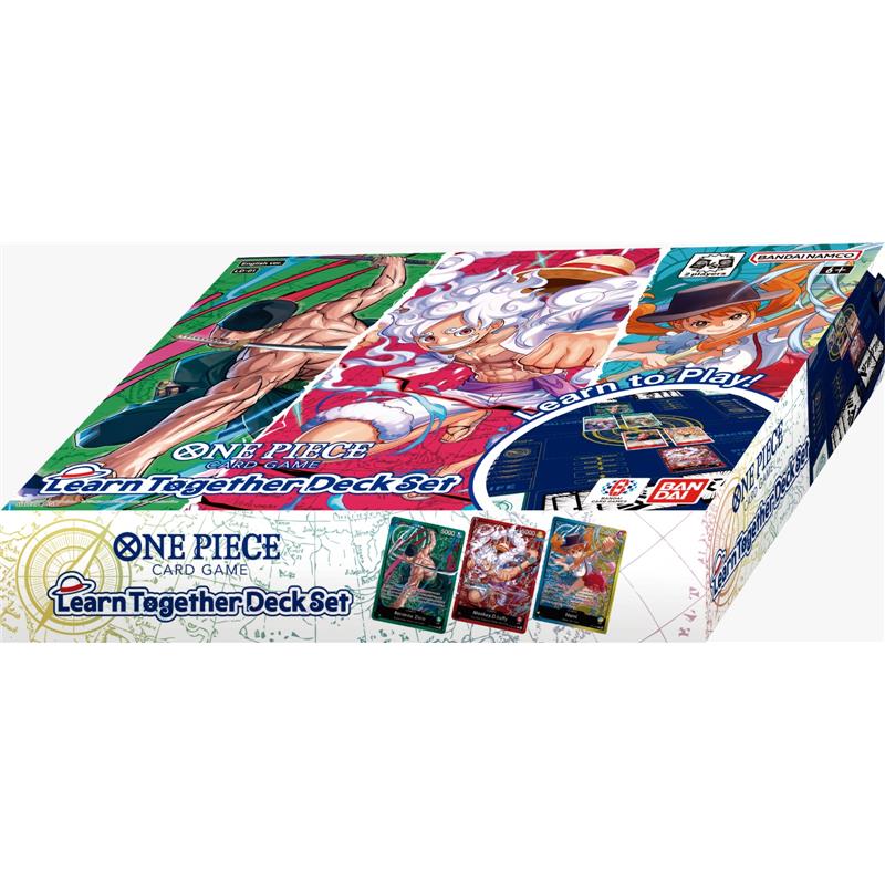 One Piece TCG: Learn Together Deck set Display [LT-01]