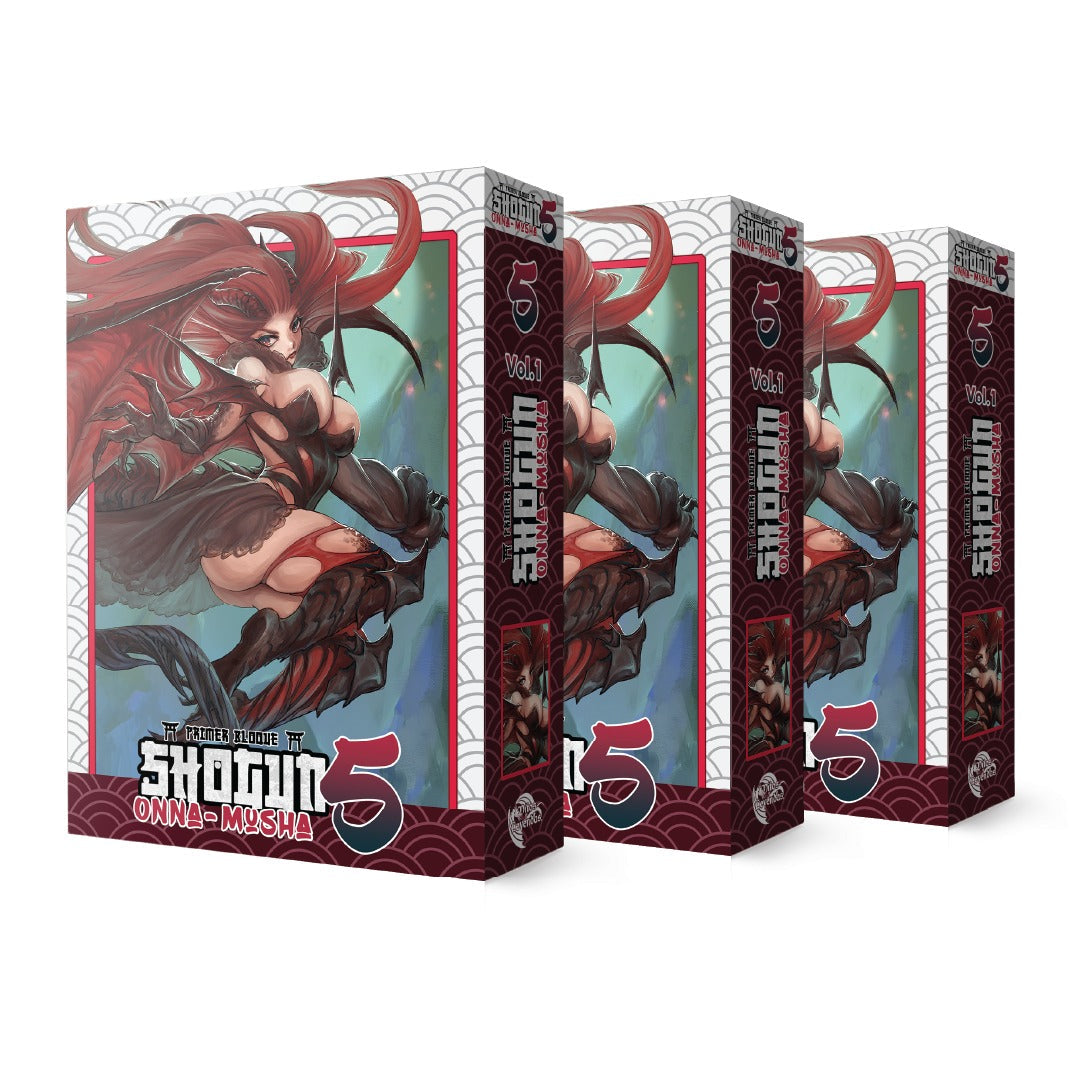 [PREVENTA] 3 Shogun 5 Onna Musha Volumen 1 - Primer Bloque + 3 BUY A BOX
