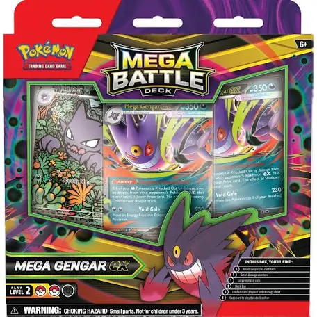 PREVENTA] POKÉMON: MEGA BATTLE DECKS (MEGA GENGAR / MEGA DIANCIE)