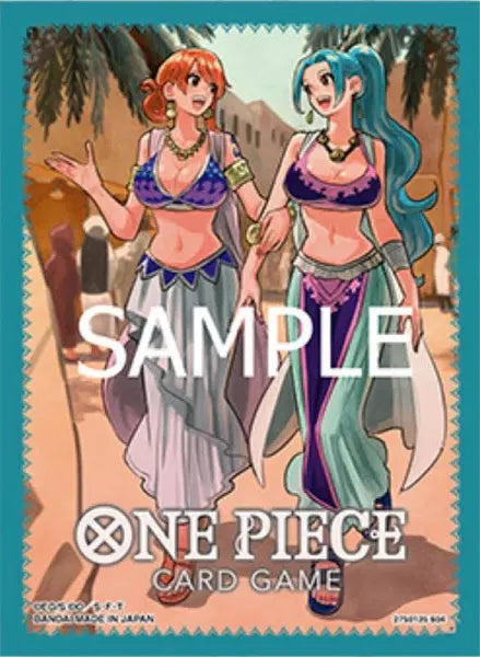 One Piece TCG: Protectores Limited Vol 1 Nami Y Vivi Desert