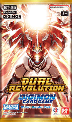 JUEGO DE CARTAS DIGIMON - CAJA DE REFUERZO DUAL REVOLUTION [BT-25]